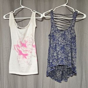 Small Tank Tops with Back Details